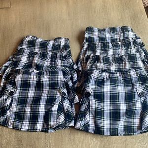 Lands’ End girls’ school skorts. Size 6 in girls